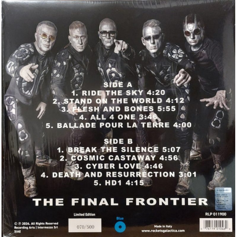 Виниловая пластинка ROCKETS - FINAL FRONTIER BLACK VINYL 12" 2