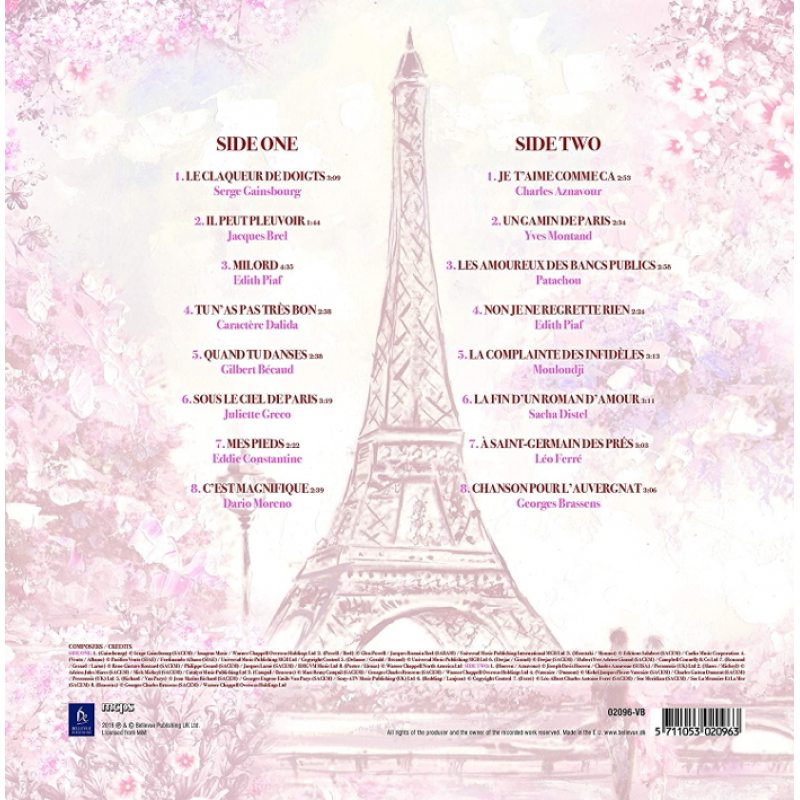 Виниловая пластинка  V/A - L'AMOUR A PARIS BLACK VINYL 12" 2