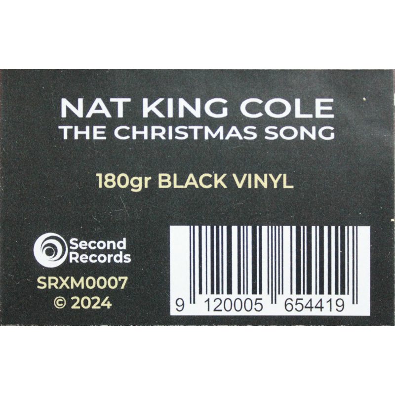 Виниловая пластинка NAT KING COLE - THE CHRISTMAS SONG BLACK VINYL 12" 3