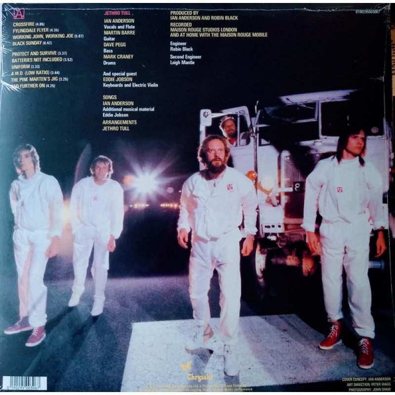 Виниловая пластинка JETHRO TULL - A (STEVEN WILSON REMIX) BLACK VINYL 12" 2
