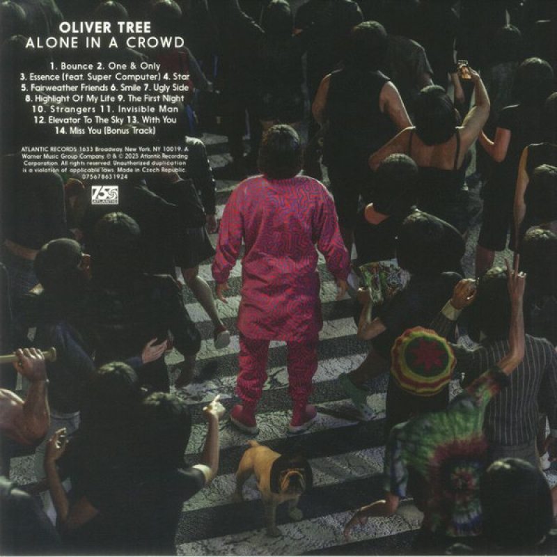 Виниловая пластинка OLIVER TREE - ALONE IN A CROWD BLACK VINYL 12" 2