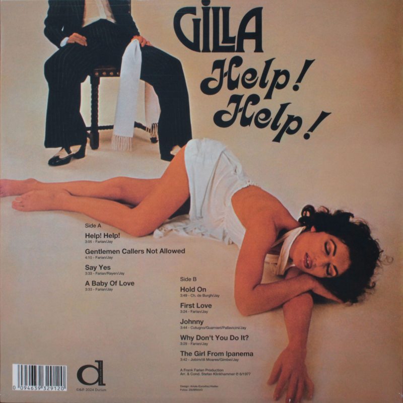 Виниловая пластинка GILLA - HELP! HELP! BLACK VINYL 12" 2 Виниловая пластинка GILLA - HELP! HELP! BLACK VINYL 12" 2