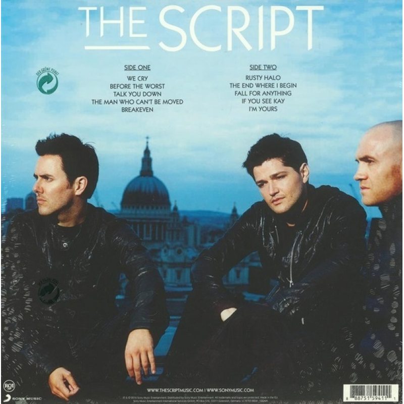 Виниловая пластинка THE SCRIPT - THE SCRIPT BLACK VINYL 12" 2