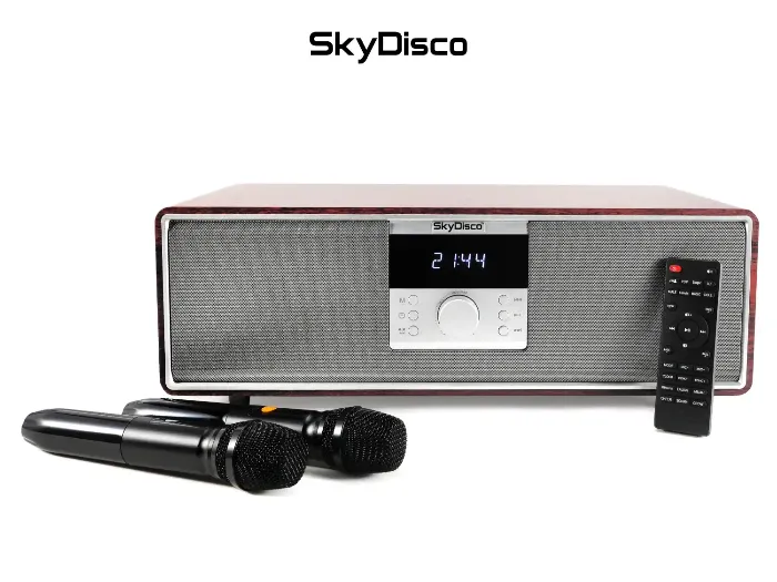 Караоке-колонка с микрофонами SkyDisco Aura-BT 200 Вт