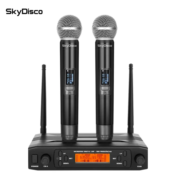 Беспроводные микрофоны для караоке SkyDisco MIC-WL28