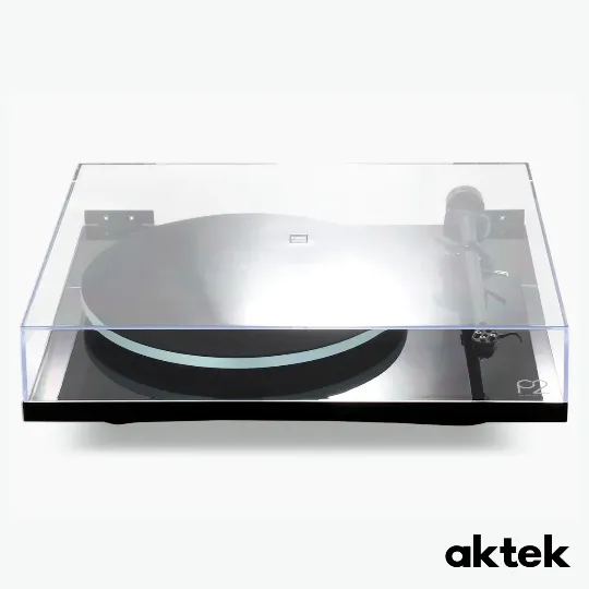 Корпус Rega Planar 2 High Gloss Black с ножками, переключателем питания и прозрачной крышкой