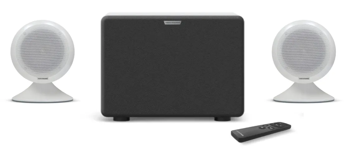 акустическая система для караоке с сабвуфером EvoSound Sphere 2.1 белый 