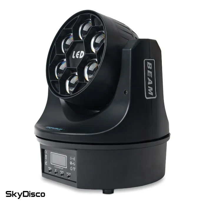 Вращающаяся голова пчелиный глаз SkyDisco MH90 RGBW
