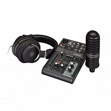 Yamaha AG03MK2 Black LSPK студийный комплект, черный, 3 канала